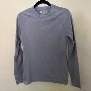 Figs Salta Seamless Long Sleeve Underscrub size M Vapor Blue